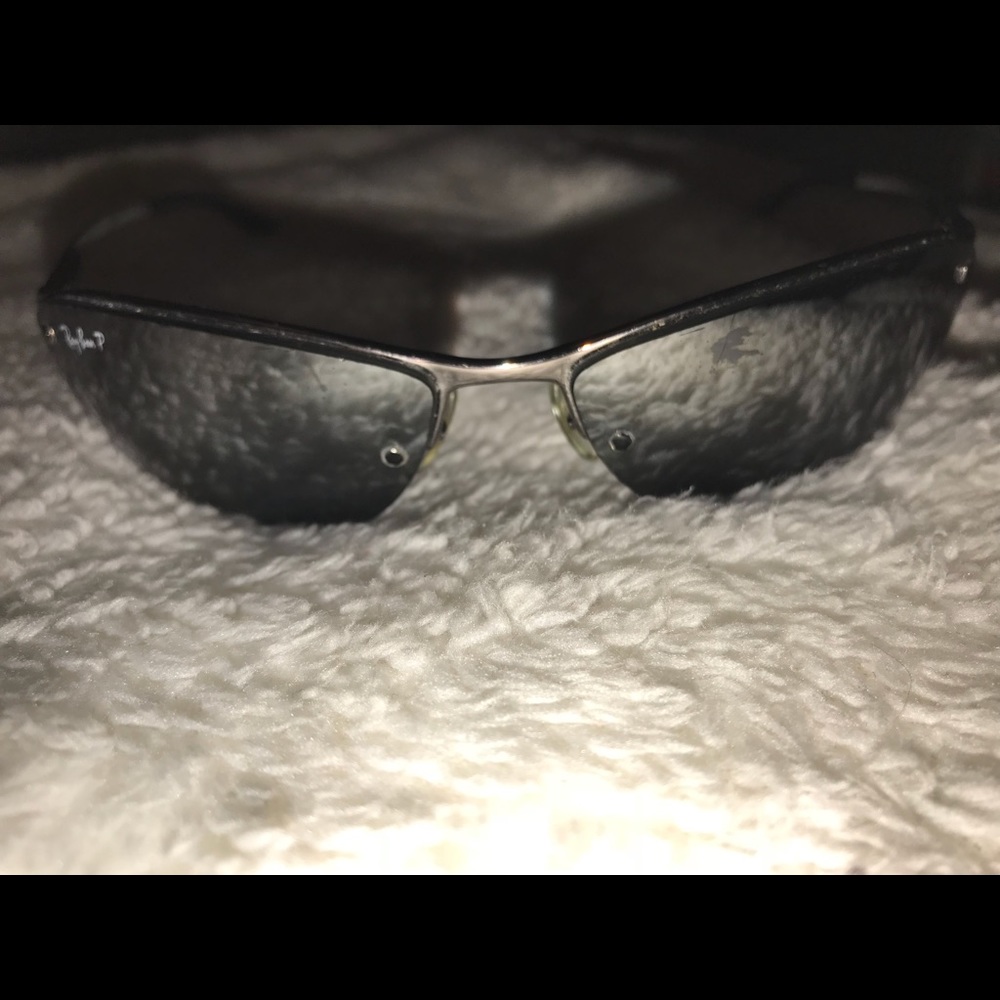 rayban elongated-frame sunglasses *good condition*